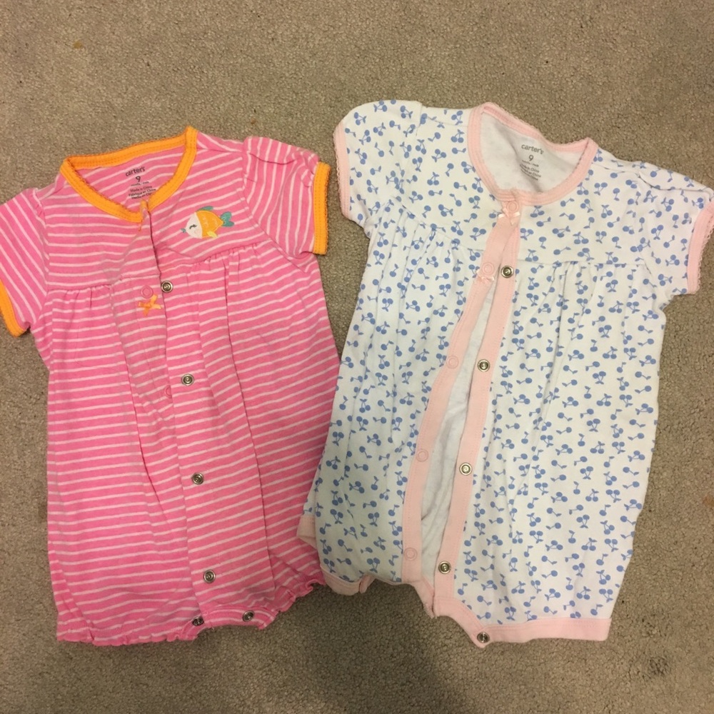 9 month rompers